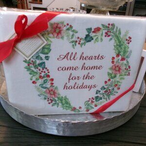 NEW & SEALED SET OF 2 Flour Sack Towels with Christmas Design